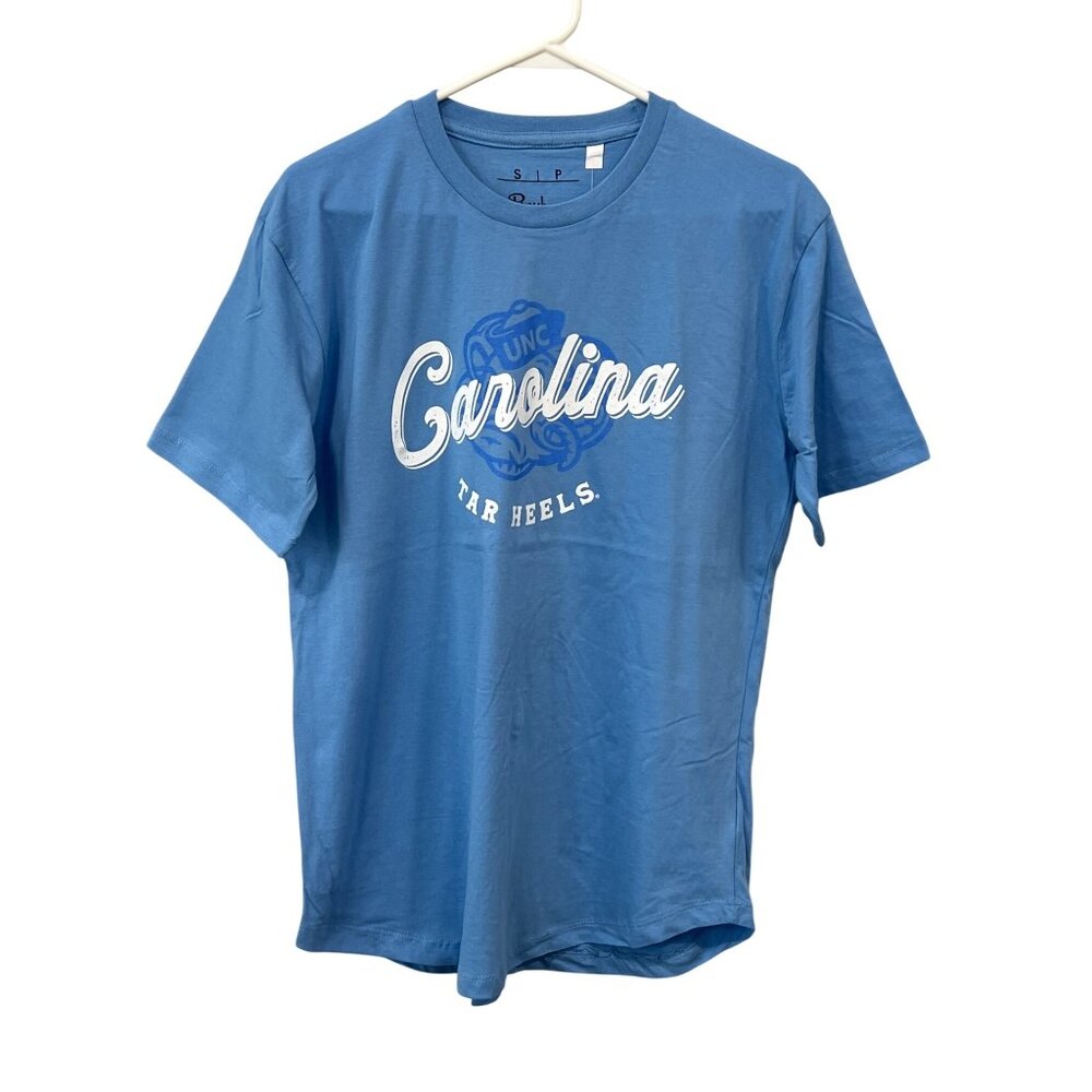 Pressbox UNC Carolina Tar Heels Graphic T Shirt Size S Crewneck Short Sleeve NEW